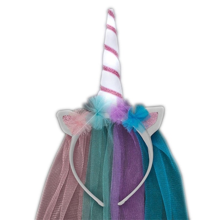 Endless Games Light Up Princess Unicorn Ears with Veil Headband EN2798253